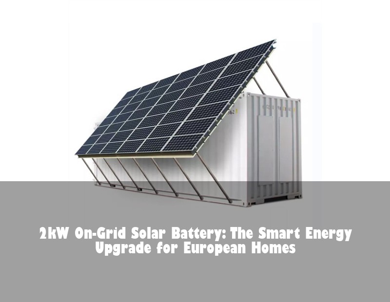 2kW On-Grid Solar Battery: The Smart Energy Upgrade for European Homes