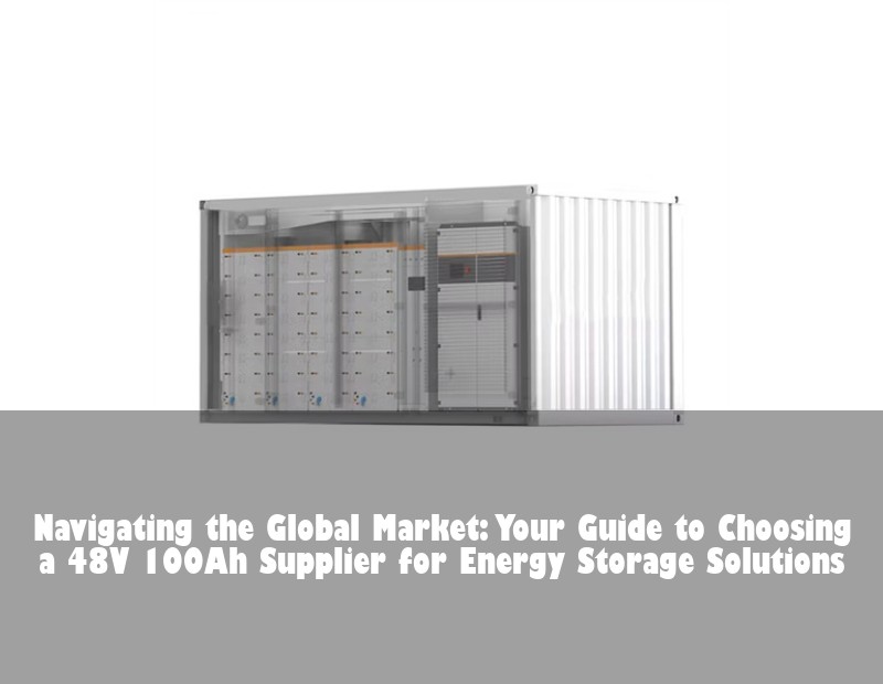Navigating the Global Market: Your Guide to Choosing a 48V 100Ah Supplier for Energy Storage Solutions