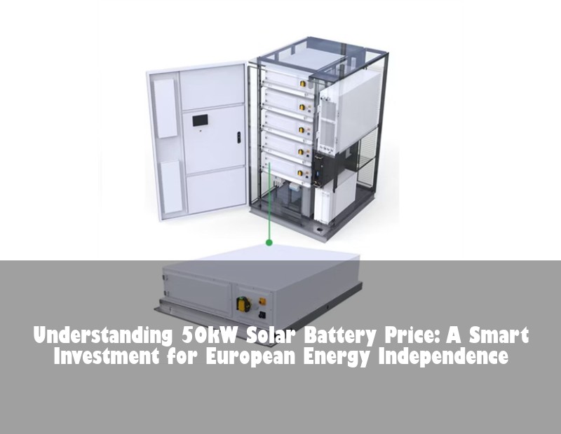 Understanding 50kW Solar Battery Price: A Smart Investment for European Energy Independence | Huijue Solar