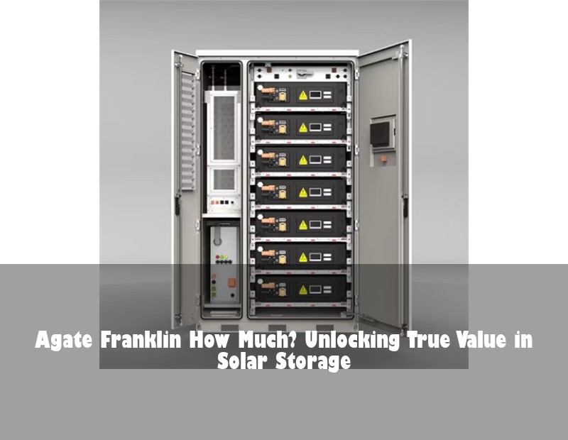 Agate Franklin How Much? Unlocking True Value in Solar Storage
