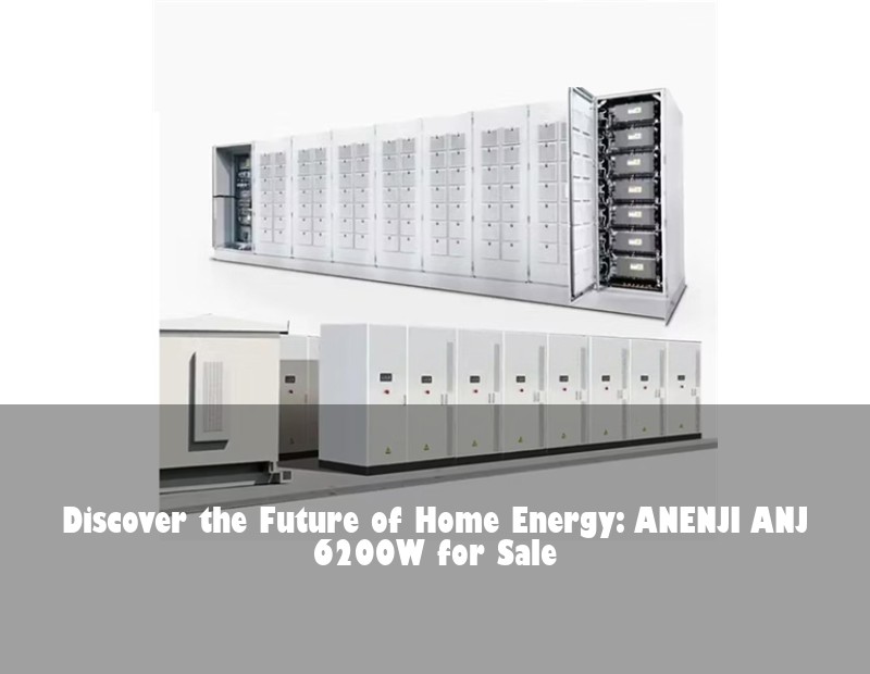 Discover the Future of Home Energy: ANENJI ANJ 6200W for Sale