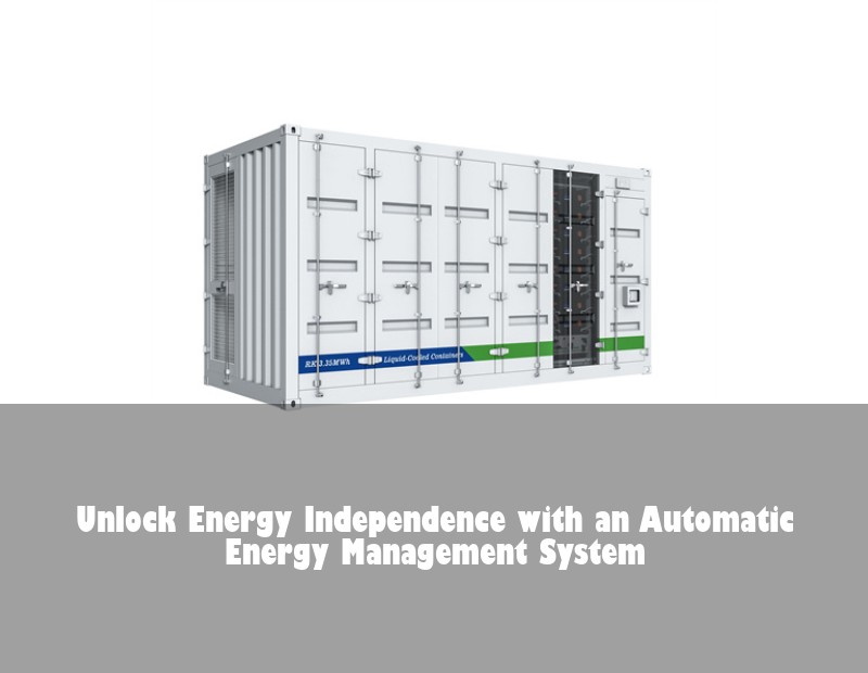 Unlock Energy Independence with an Automatic Energy Management System | Huijue Solar