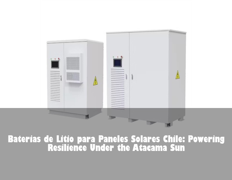 Baterias de Litio para Paneles Solares Chile: Powering Resilience Under the Atacama Sun