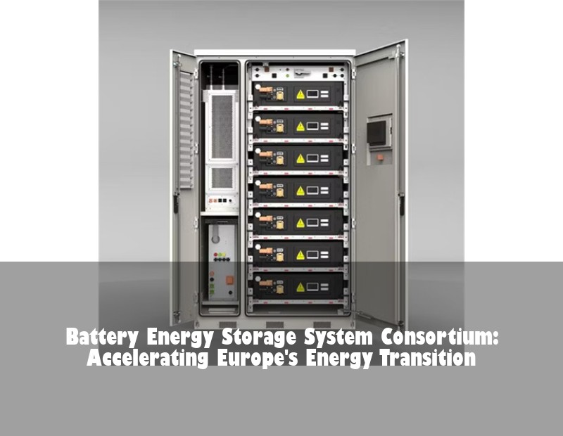 Battery Energy Storage System Consortium: Accelerating Europe's Energy Transition