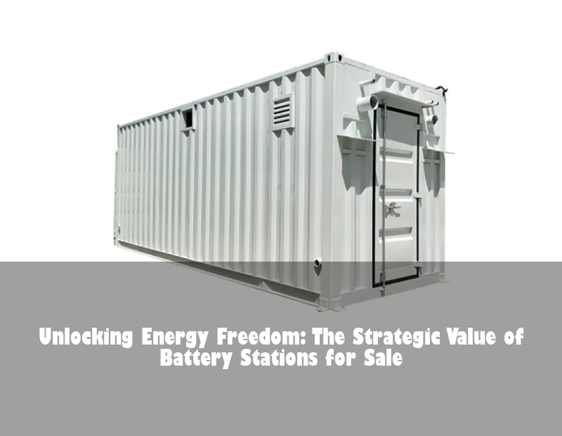 Unlocking Energy Freedom: The Strategic Value of Battery Stations for Sale