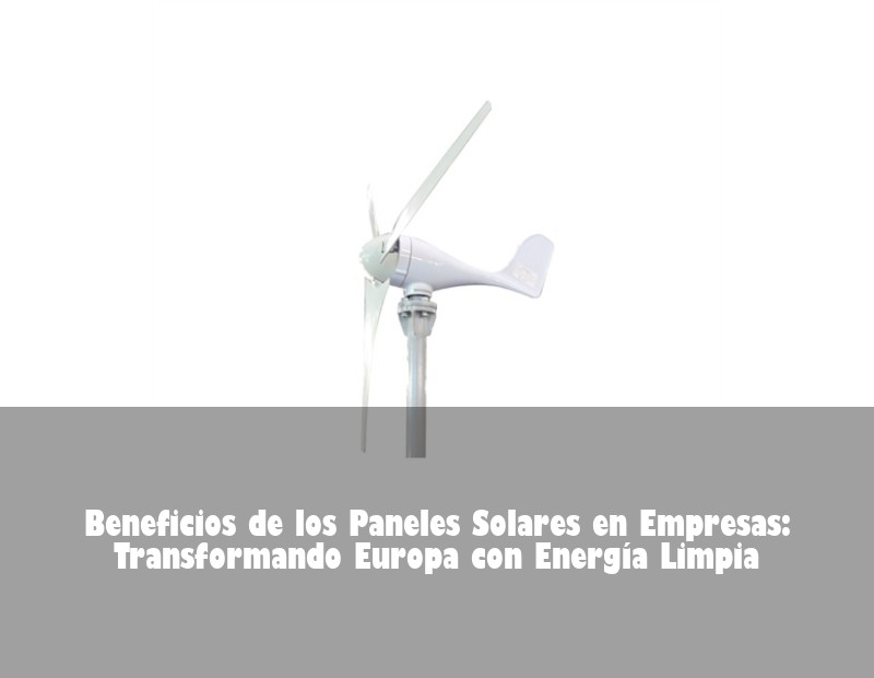 Beneficios de los Paneles Solares en Empresas: Transformando Europa con Energía Limpia