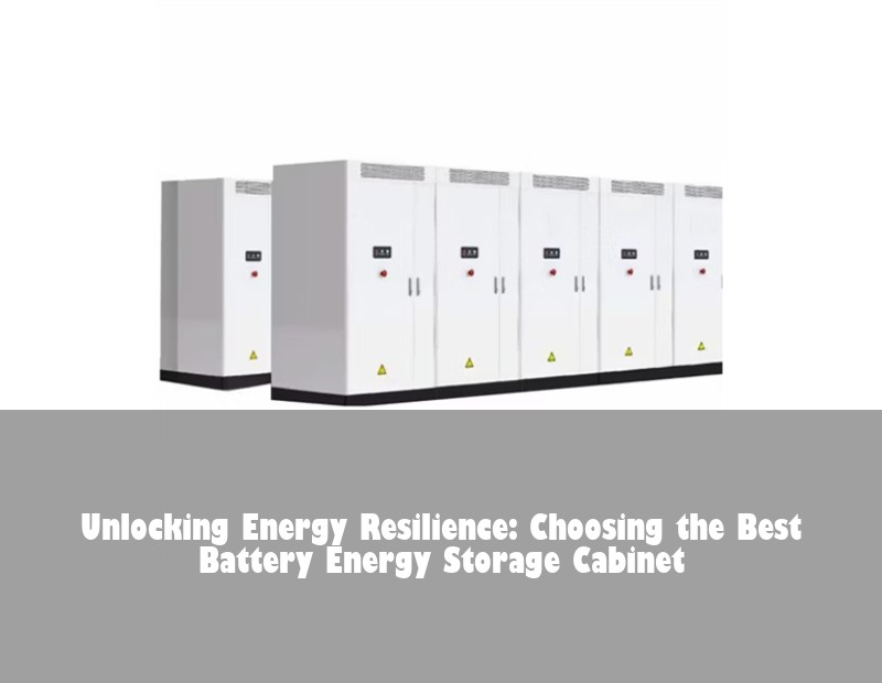 Unlocking Energy Resilience: Choosing the Best Battery Energy Storage Cabinet