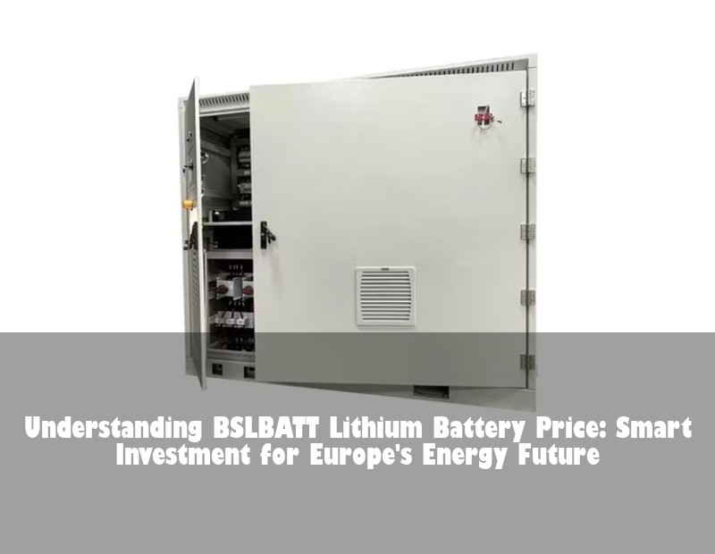 Understanding BSLBATT Lithium Battery Price: Smart Investment for Europe's Energy Future | Huijue Solar