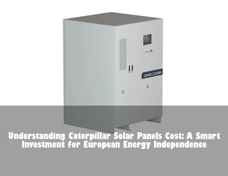 Understanding Caterpillar Solar Panels Cost: A Smart Investment for European Energy Independence