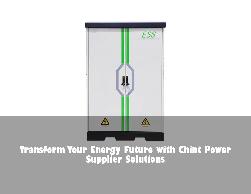 Transform Your Energy Future with Chint Power Supplier Solutions