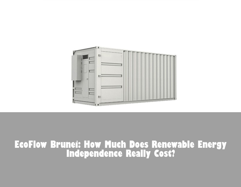 EcoFlow Brunei: How Much Does Renewable Energy Independence Really Cost? | Huijue Solar
