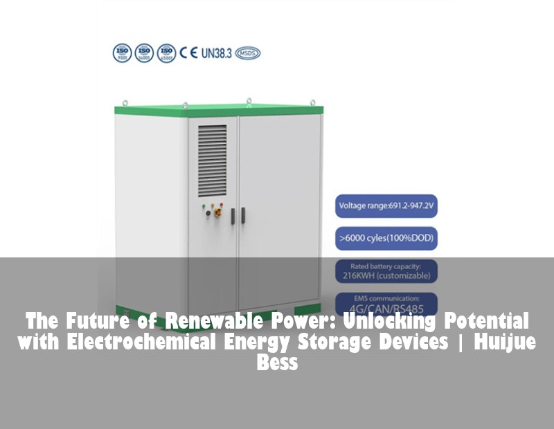 The Future of Renewable Power: Unlocking Potential with Electrochemical Energy Storage Devices