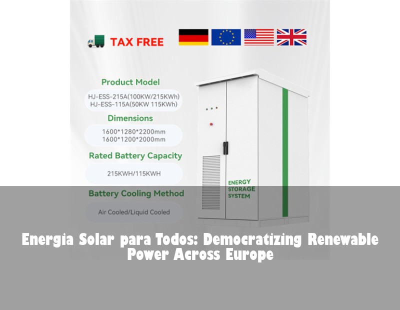 Energia Solar para Todos: Democratizing Renewable Power Across Europe