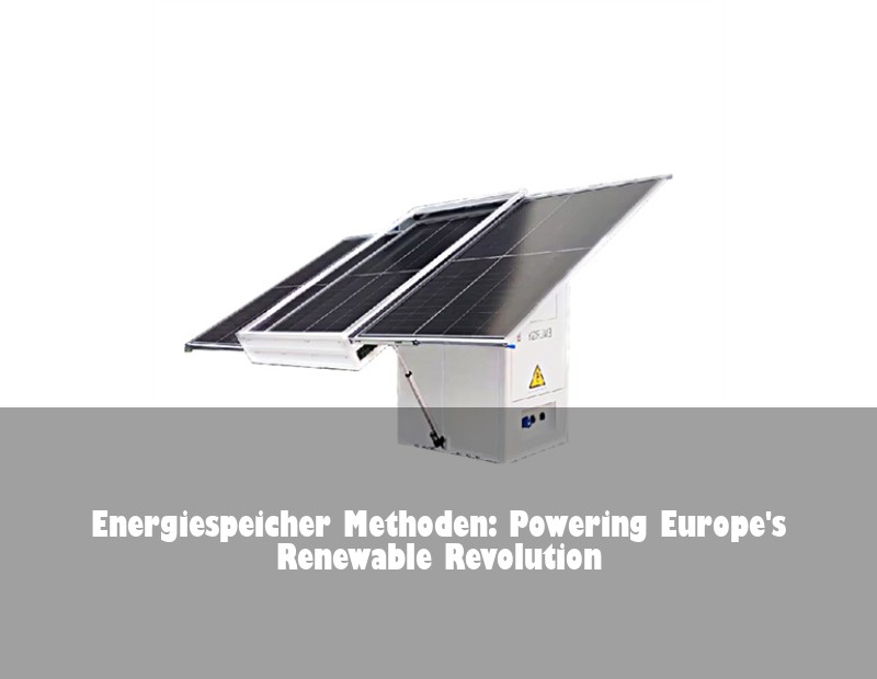 Energiespeicher Methoden: Powering Europe's Renewable Revolution