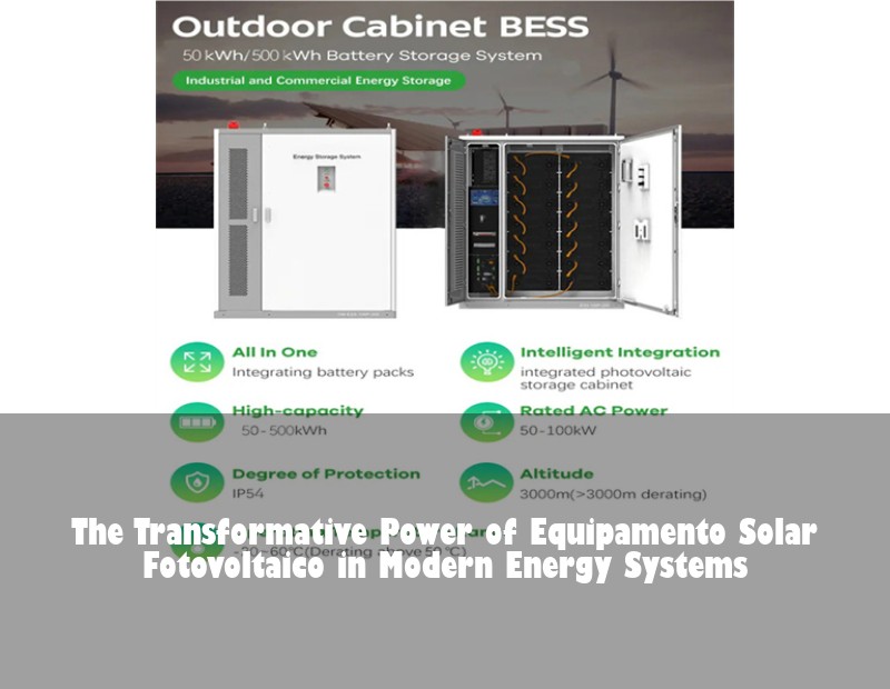 The Transformative Power of Equipamento Solar Fotovoltaico in Modern Energy Systems