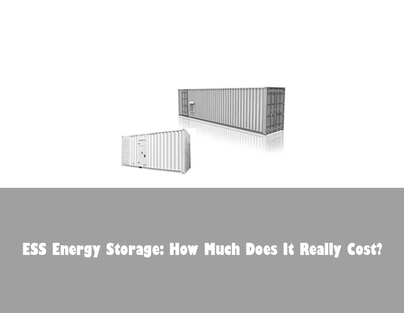 ESS Energy Storage: How Much Does It Really Cost?