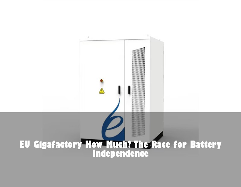 EU Gigafactory How Much? The Race for Battery Independence