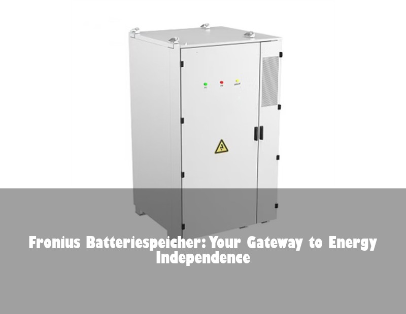 Fronius Batteriespeicher: Your Gateway to Energy Independence