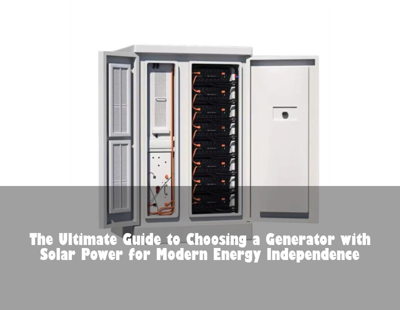 The Ultimate Guide to Choosing a Generator with Solar Power for Modern Energy Independence