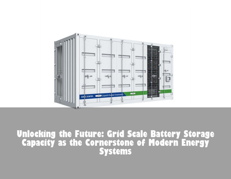 Unlocking the Future: Grid Scale Battery Storage Capacity as the Cornerstone of Modern Energy Systems | Huijue Solar