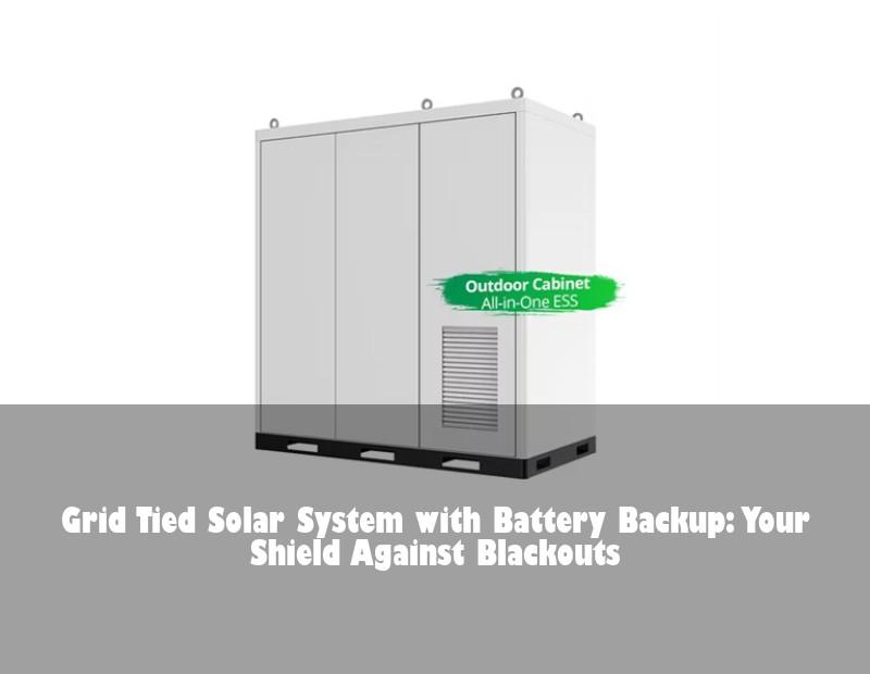Grid Tied Solar System with Battery Backup: Your Shield Against Blackouts | Huijue Solar