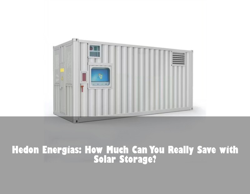 Hedon Energias: How Much Can You Really Save with Solar Storage?