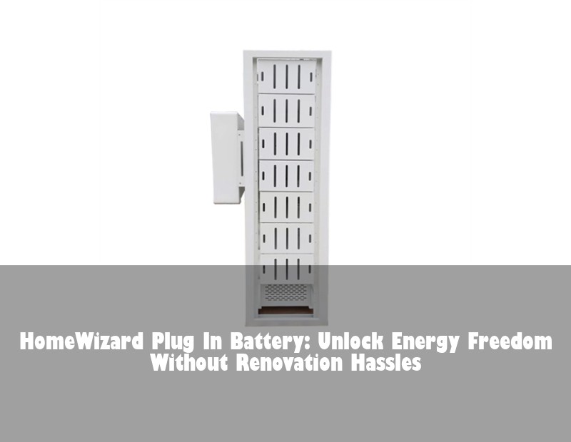 HomeWizard Plug In Battery: Unlock Energy Freedom Without Renovation Hassles | Huijue Solar