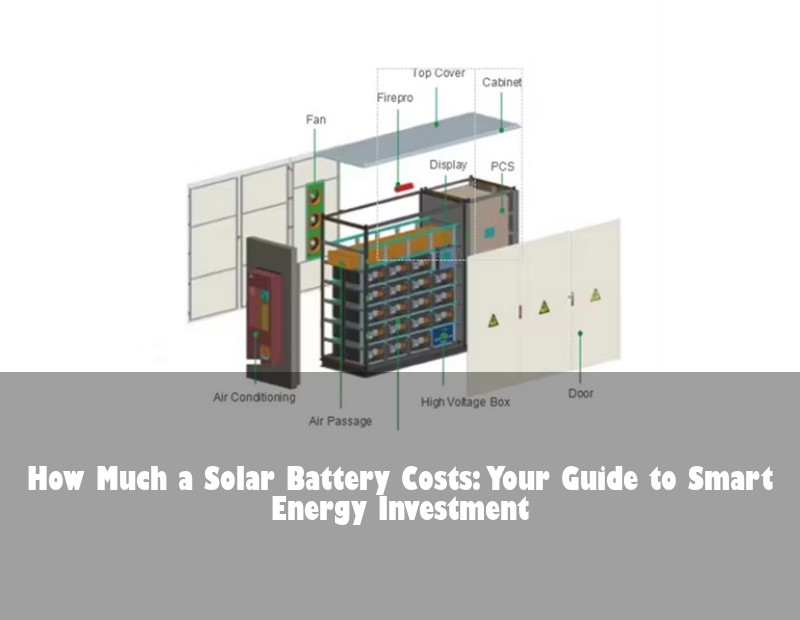How Much a Solar Battery Costs: Your Guide to Smart Energy Investment