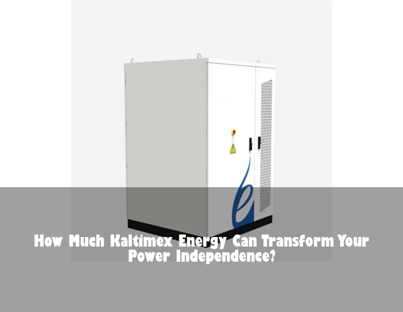 How Much Kaltimex Energy Can Transform Your Power Independence?
