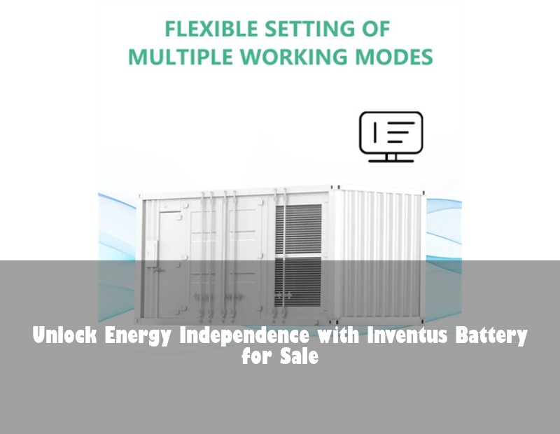 Unlock Energy Independence with Inventus Battery for Sale