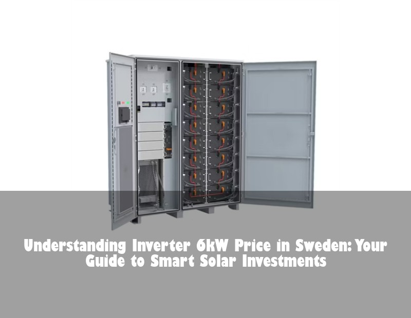 Understanding Inverter 6kW Price in Sweden: Your Guide to Smart Solar Investments | Huijue Solar