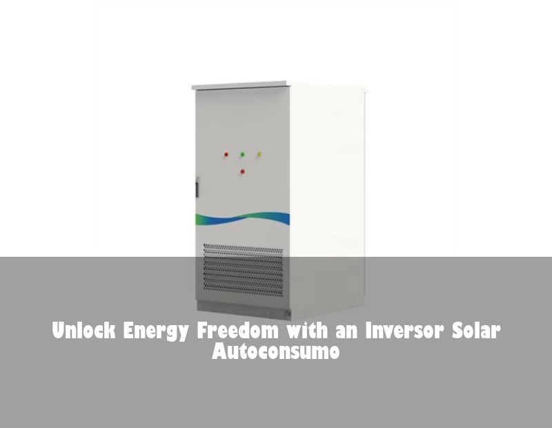 Unlock Energy Freedom with an Inversor Solar Autoconsumo