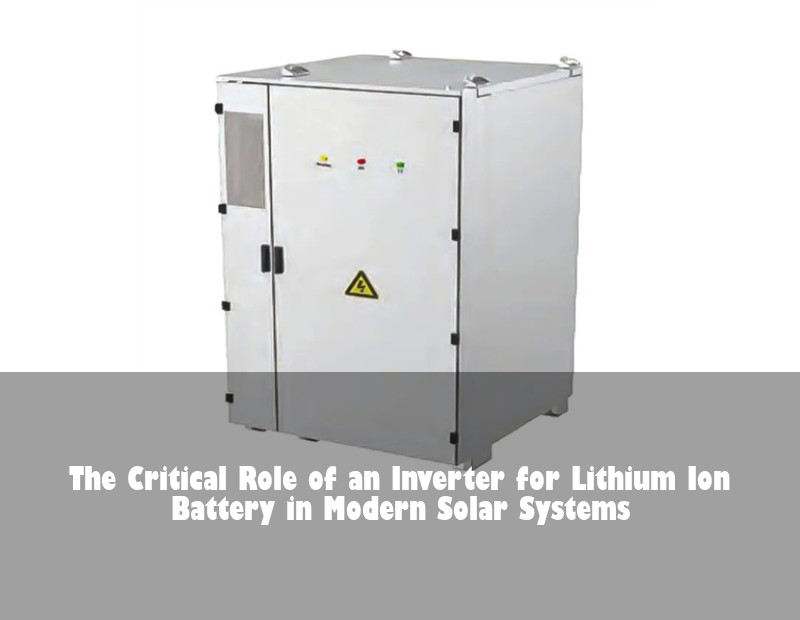 The Critical Role of an Inverter for Lithium Ion Battery in Modern Solar Systems
