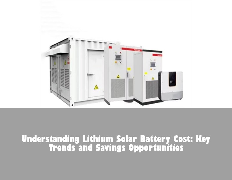 Understanding Lithium Solar Battery Cost: Key Trends and Savings Opportunities