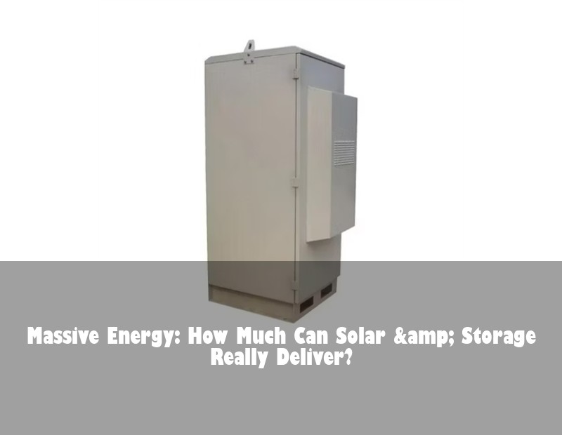 Massive Energy: How Much Can Solar &amp; Storage Really Deliver? | Huijue Solar