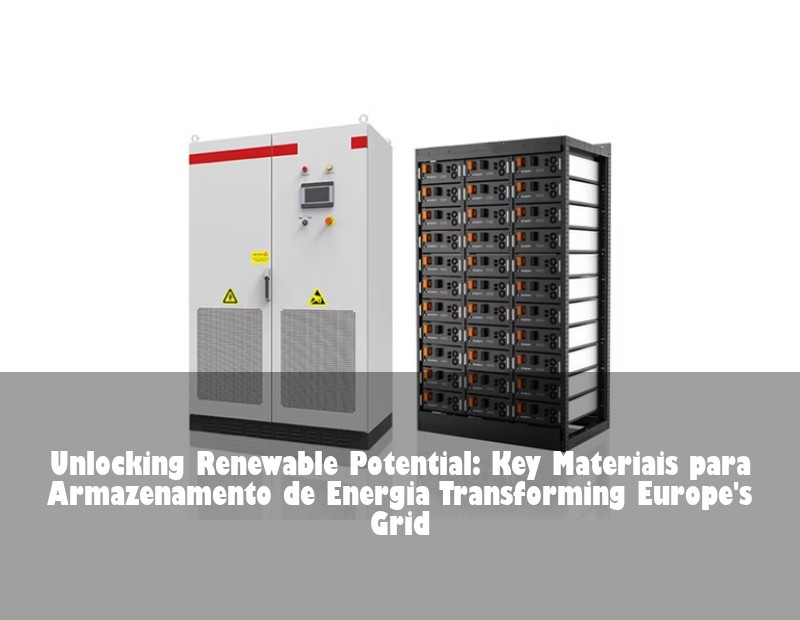 Unlocking Renewable Potential: Key Materiais para Armazenamento de Energia Transforming Europe's Grid