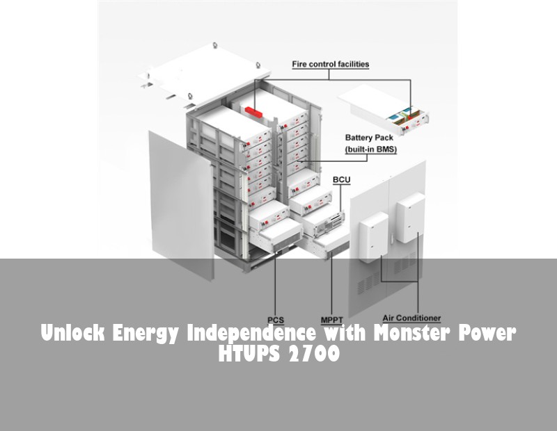 Unlock Energy Independence with Monster Power HTUPS 2700 | Huijue Solar