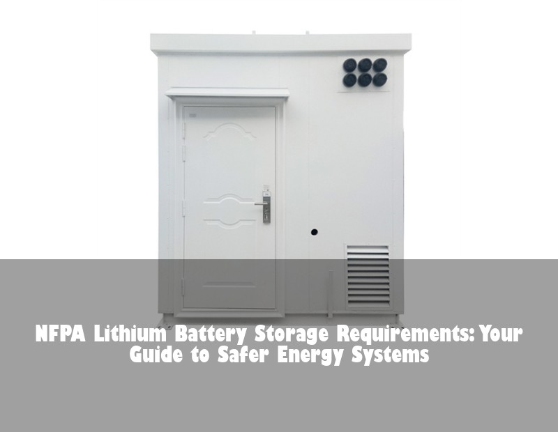 NFPA Lithium Battery Storage Requirements: Your Guide to Safer Energy Systems
