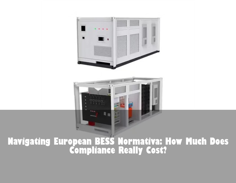 Navigating European BESS Normativa: How Much Does Compliance Really Cost?