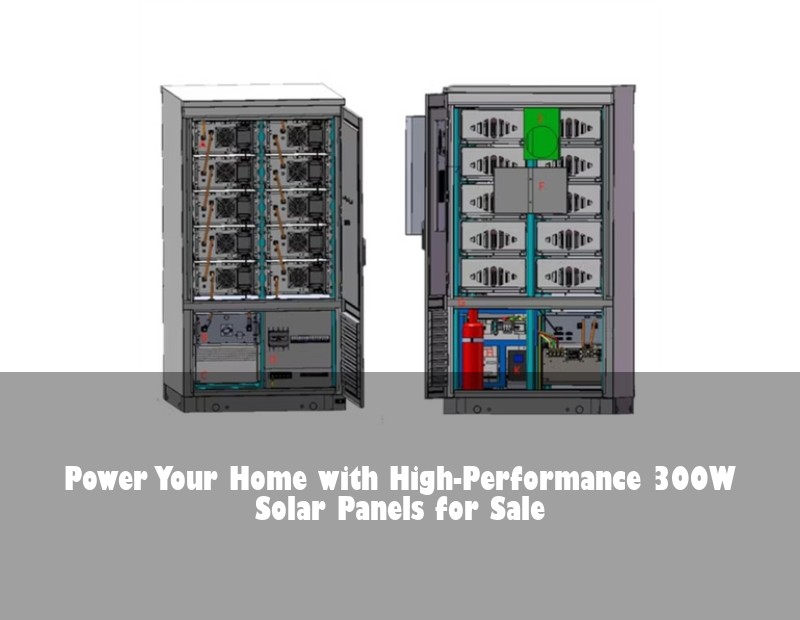 Power Your Home with High-Performance 300W Solar Panels for Sale