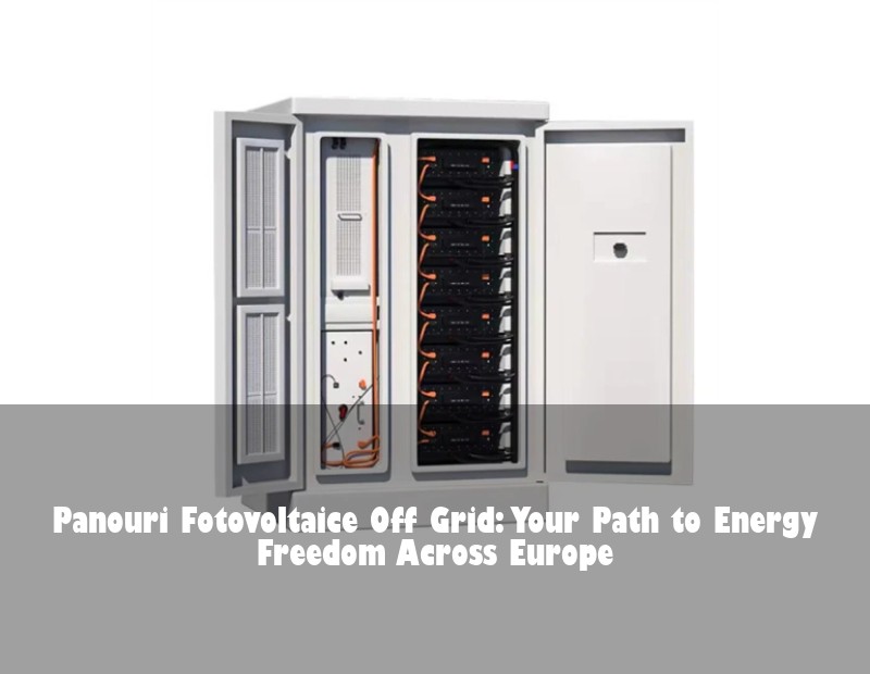 Panouri Fotovoltaice Off Grid: Your Path to Energy Freedom Across Europe