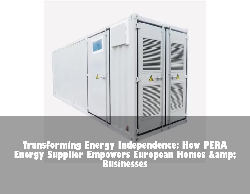 Transforming Energy Independence: How PERA Energy Supplier Empowers European Homes &amp; Businesses