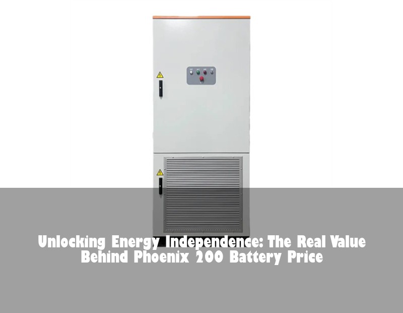 Unlocking Energy Independence: The Real Value Behind Phoenix 200 Battery Price