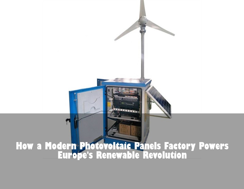 How a Modern Photovoltaic Panels Factory Powers Europe's Renewable Revolution