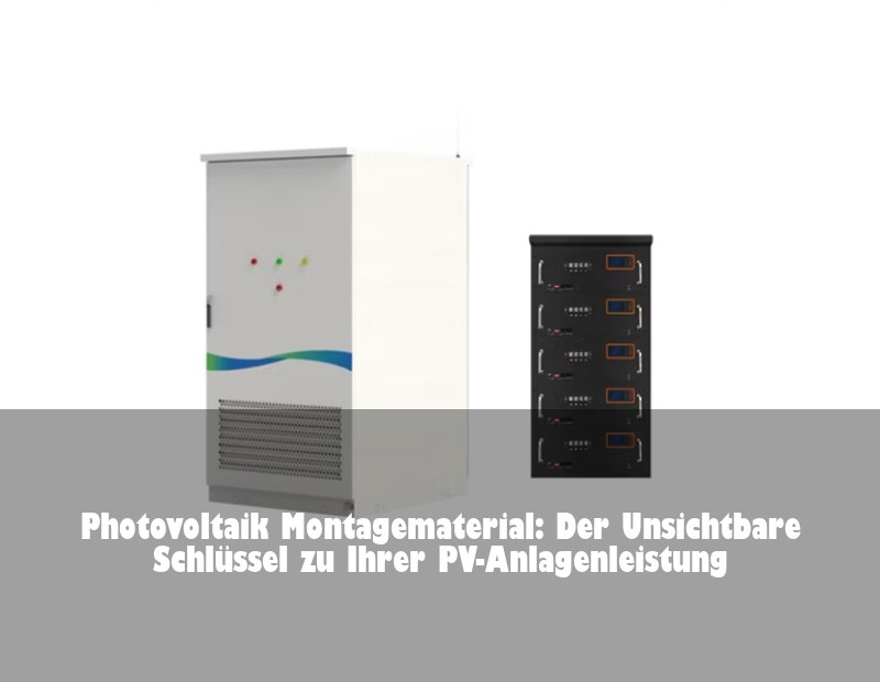 Photovoltaik Montagematerial: Der Unsichtbare Schlüssel zu Ihrer PV-Anlagenleistung