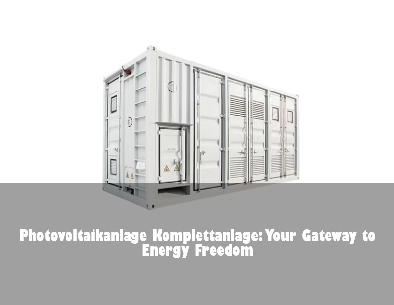 Photovoltaikanlage Komplettanlage: Your Gateway to Energy Freedom