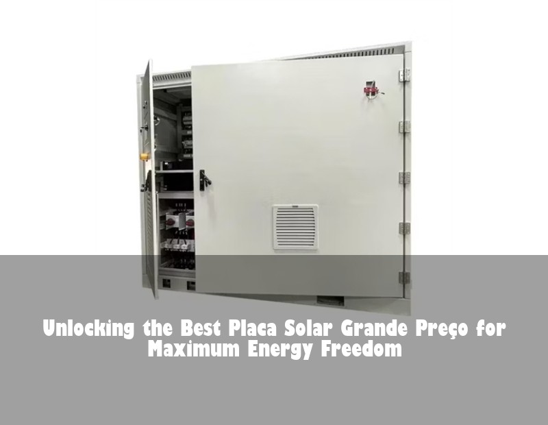 Unlocking the Best Placa Solar Grande Preço for Maximum Energy Freedom | Huijue Solar