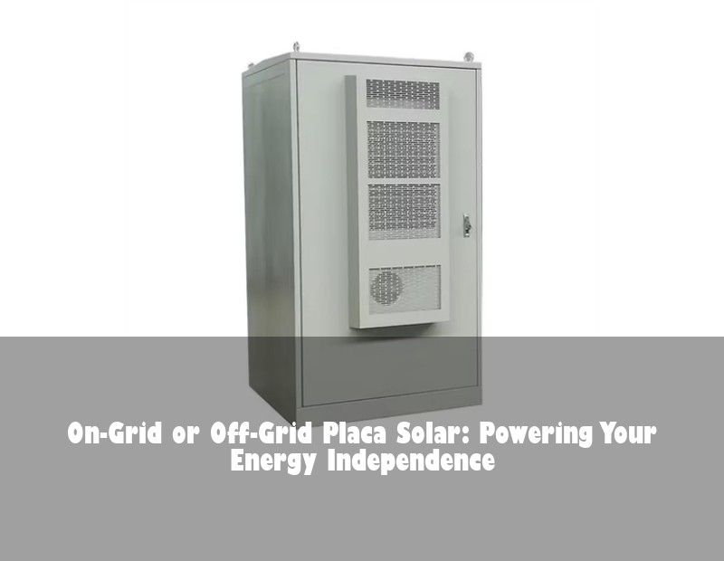 On-Grid or Off-Grid Placa Solar: Powering Your Energy Independence