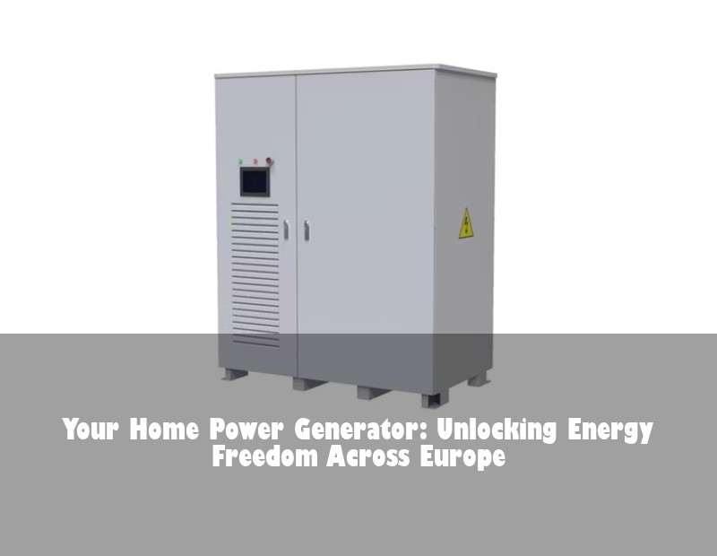Your Home Power Generator: Unlocking Energy Freedom Across Europe | Huijue Solar
