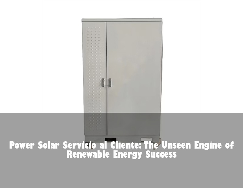 Power Solar Servicio al Cliente: The Unseen Engine of Renewable Energy Success | Huijue Solar
